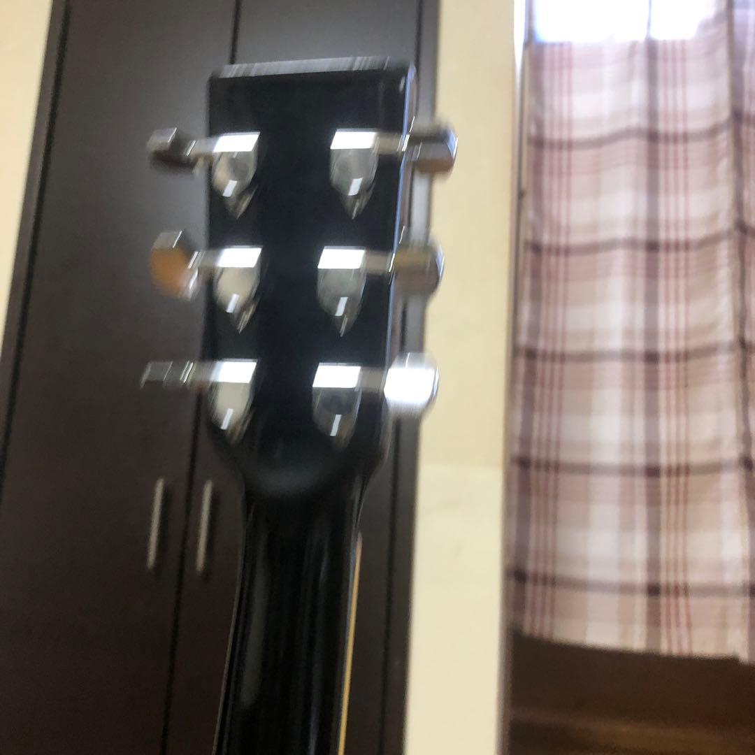 アコースティックギター ブラック 6弦