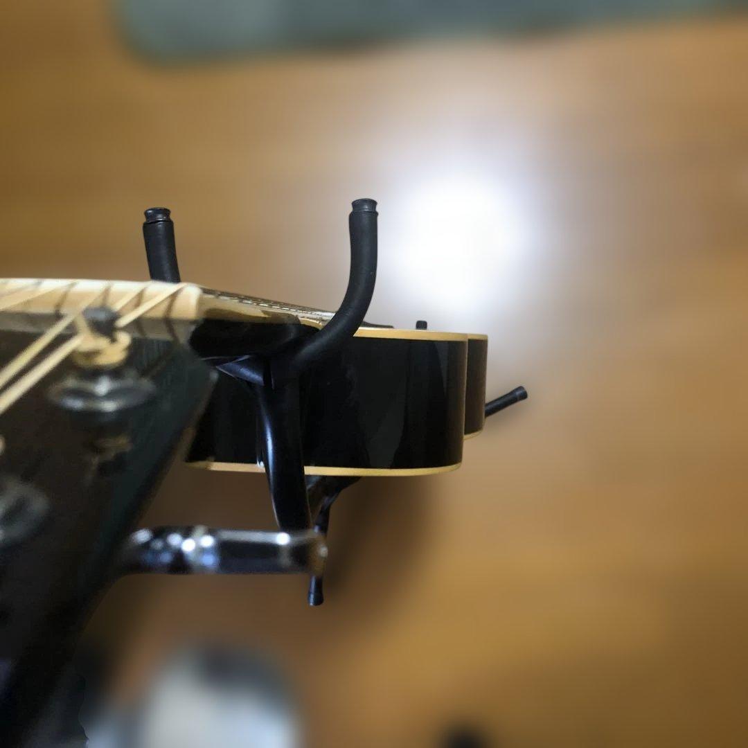 アコースティックギター ブラック 6弦