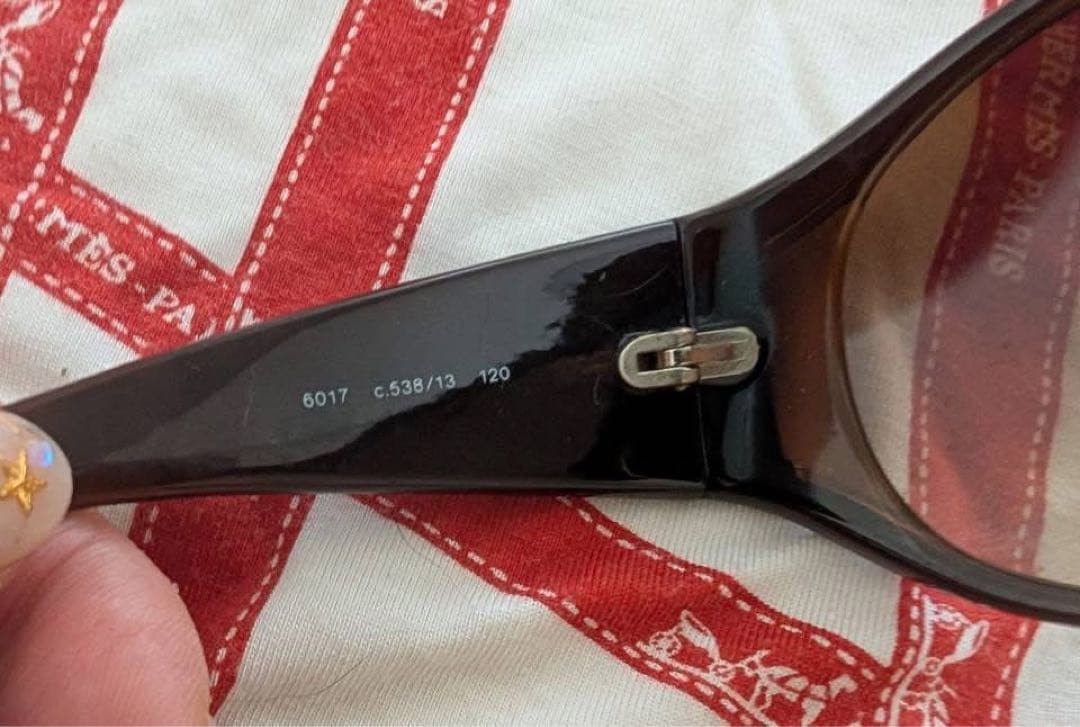 ヴィンテージCHANELサングラス6017ブラウン系ケース付き