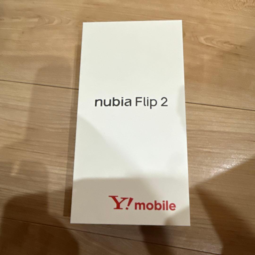 nubia Flip 2 Y!mobile 本体　ブルー