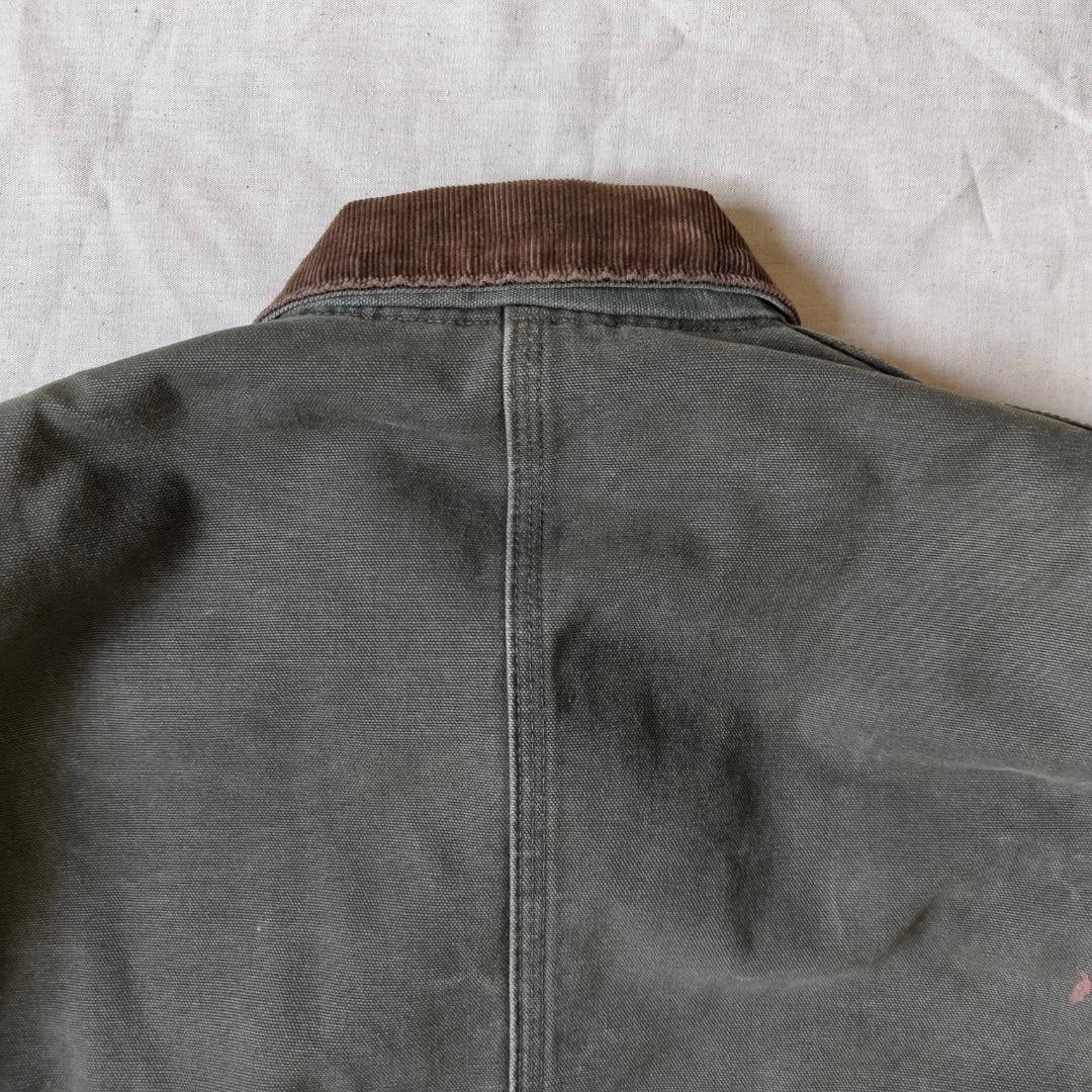 90s00s アメリカ製 カーハート チョアコート モス カーキ C02 MOS