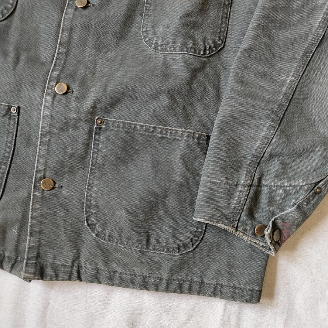 90s00s アメリカ製 カーハート チョアコート モス カーキ C02 MOS