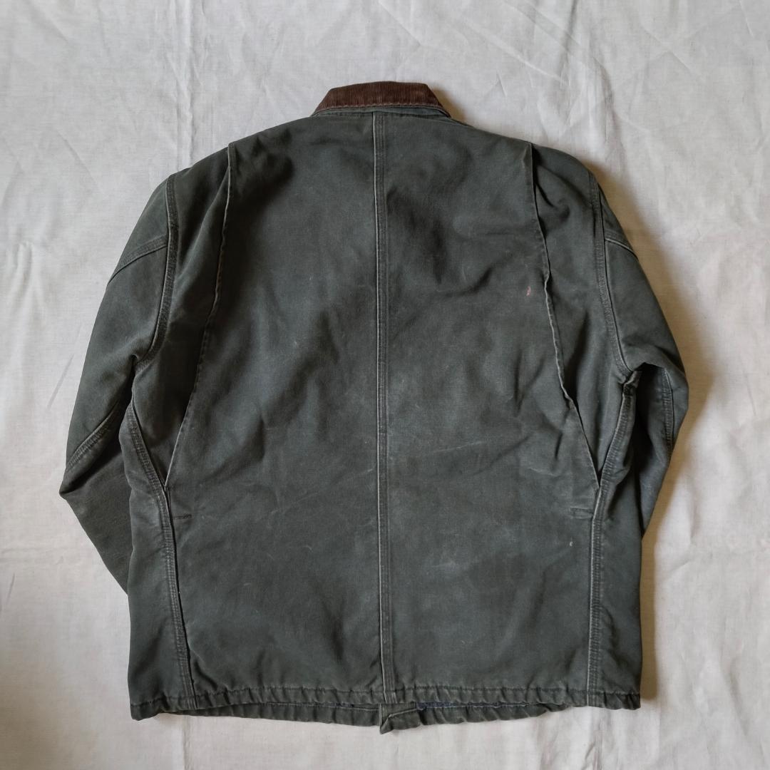 90s00s アメリカ製 カーハート チョアコート モス カーキ C02 MOS