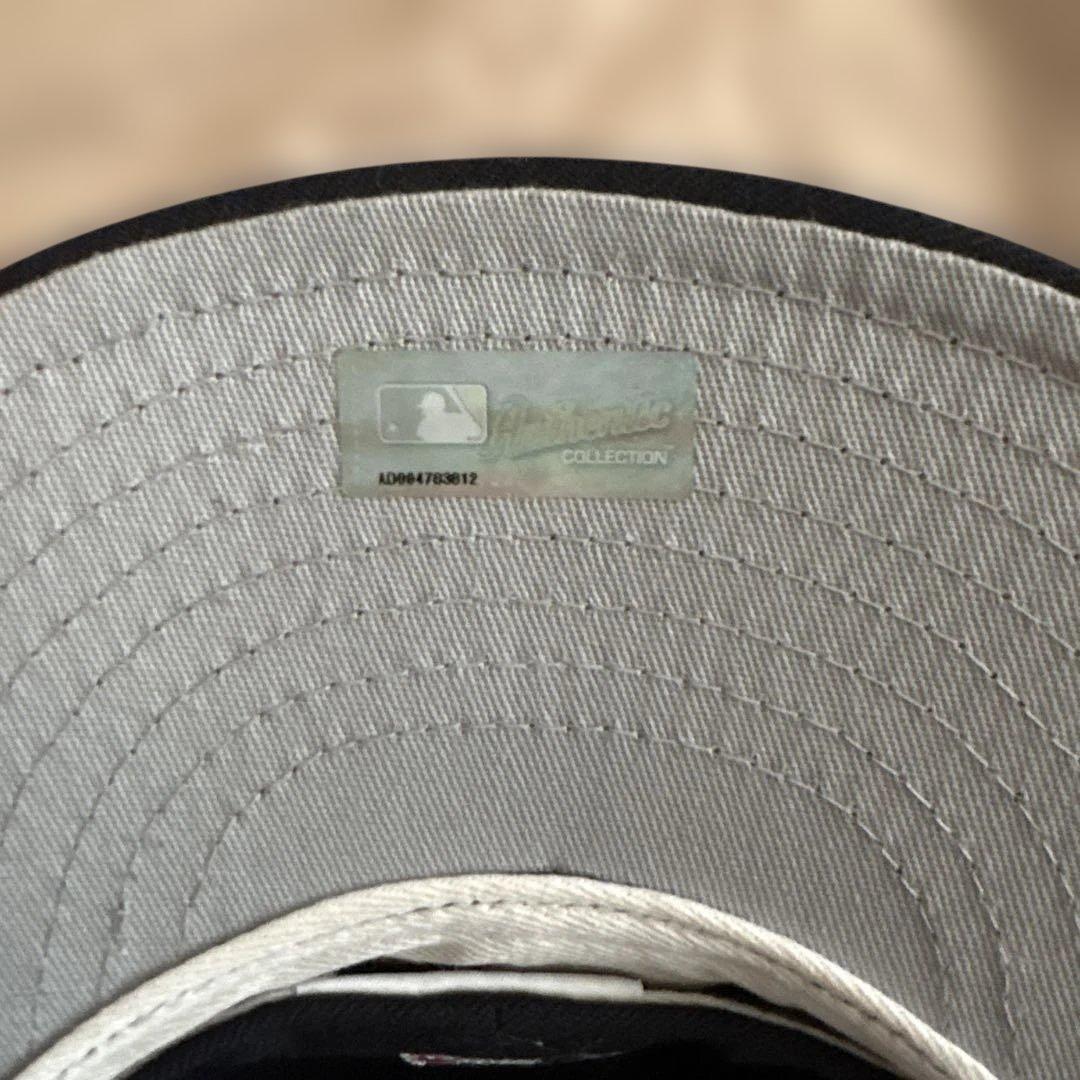 【デッドストック】90s USA製 ニューエラ ヤンキース キャップ 7 3/8