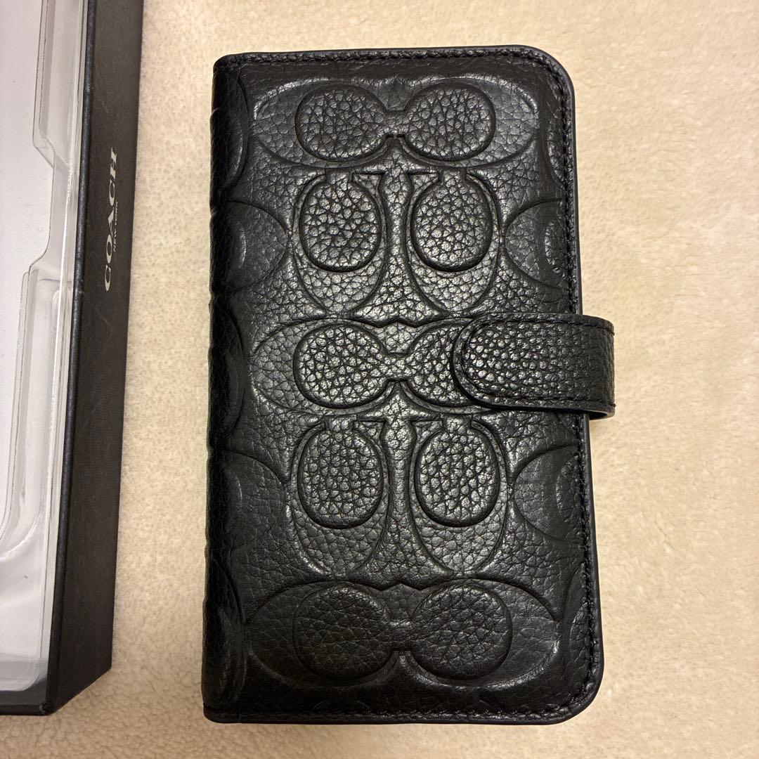 COACH iPhone SE/8/7用手帳型ケース 美品　11月特価 レア