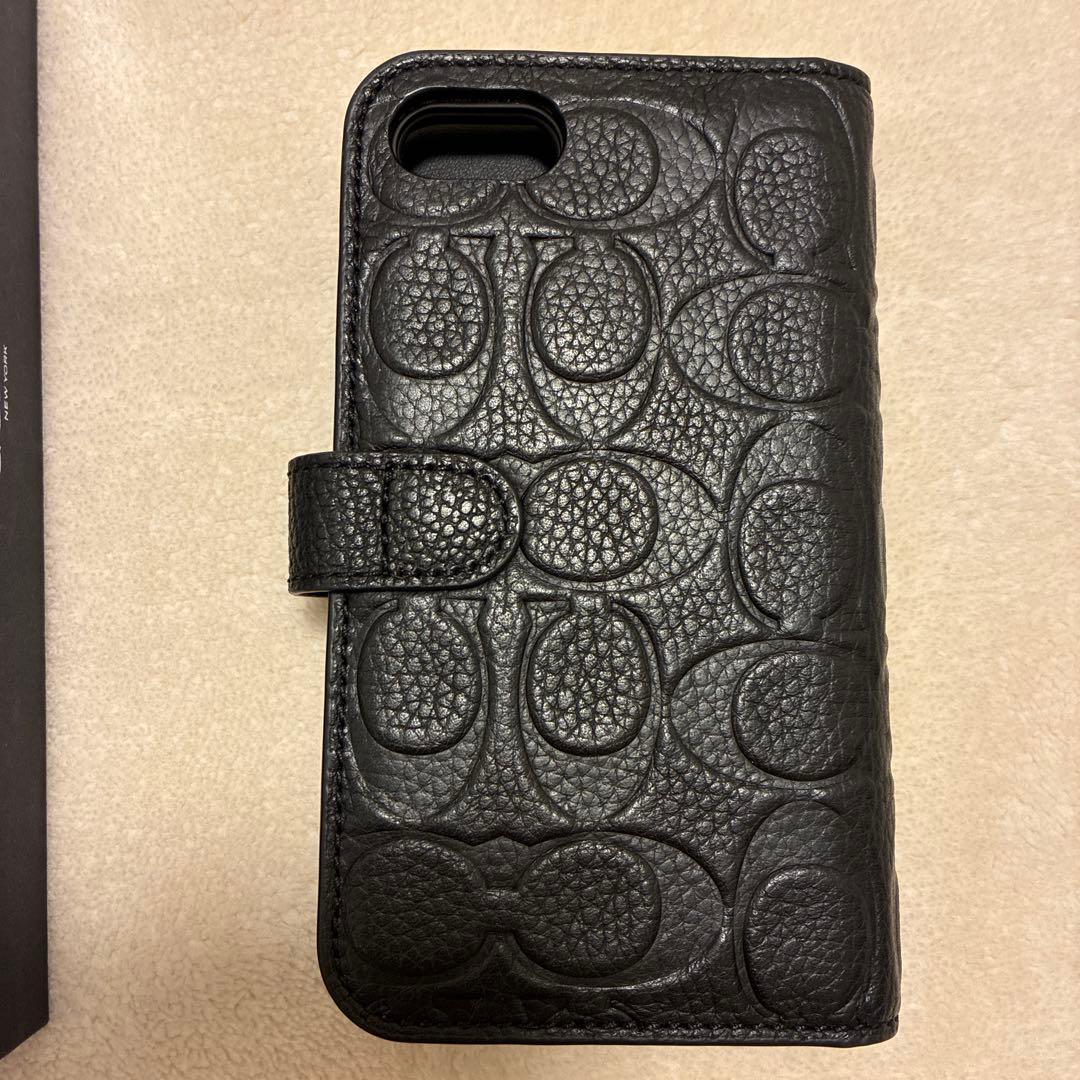 COACH iPhone SE/8/7用手帳型ケース 美品　11月特価 レア