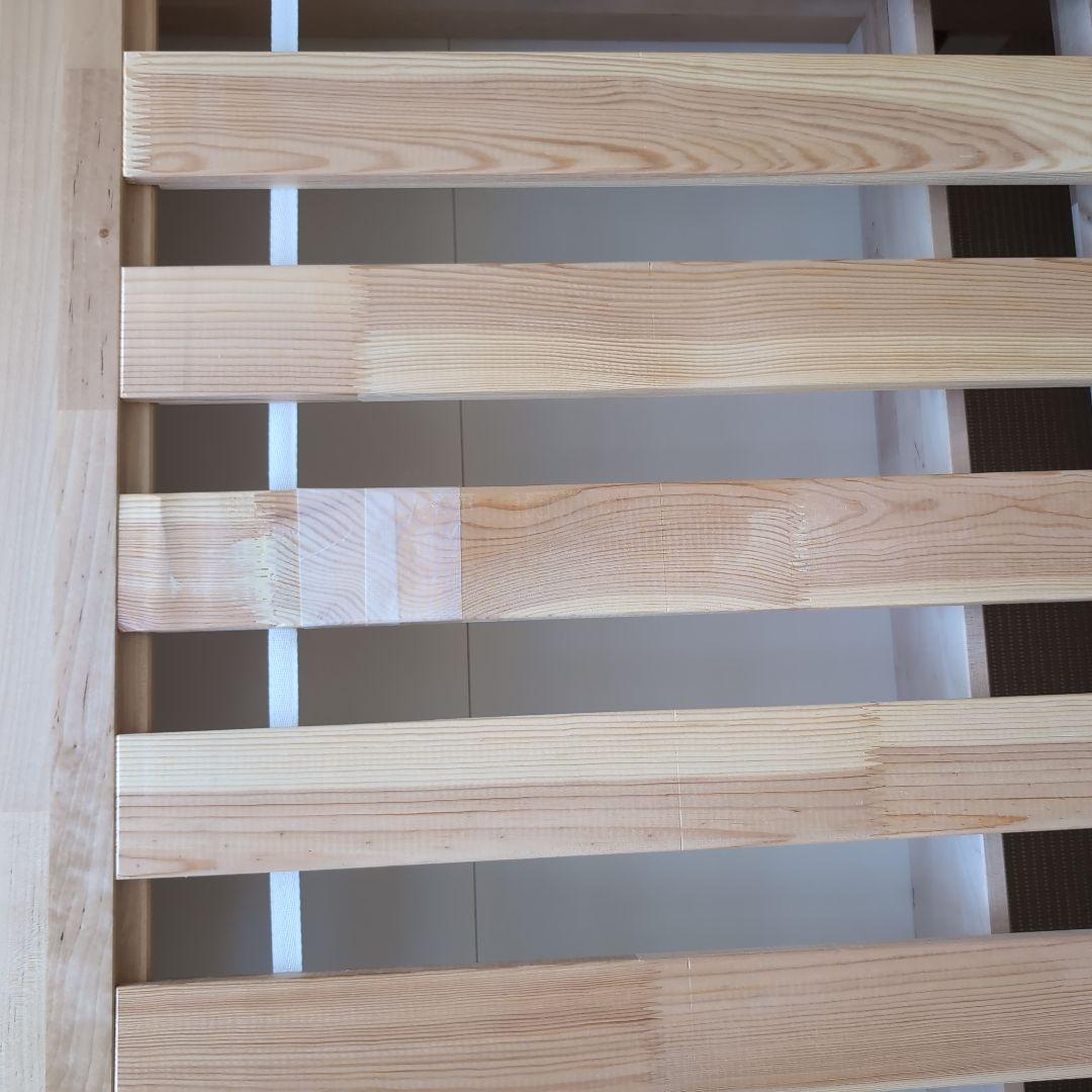 【IKEA】MANDAL マンダール ベッドフレーム ダブル 引き出し付き