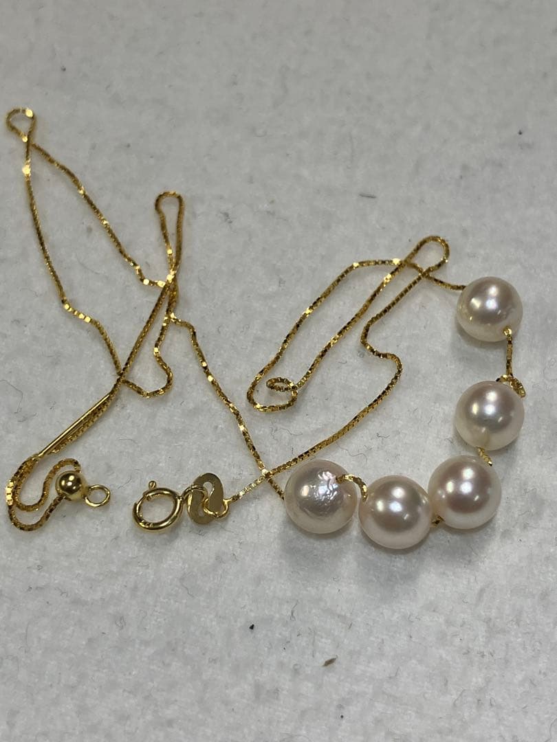 伊勢志摩英虞湾産あこや真珠　7mm パールネックレス