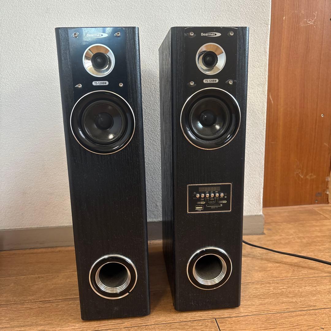 Bearmax TS-120BW アンプ内蔵タワースピーカー