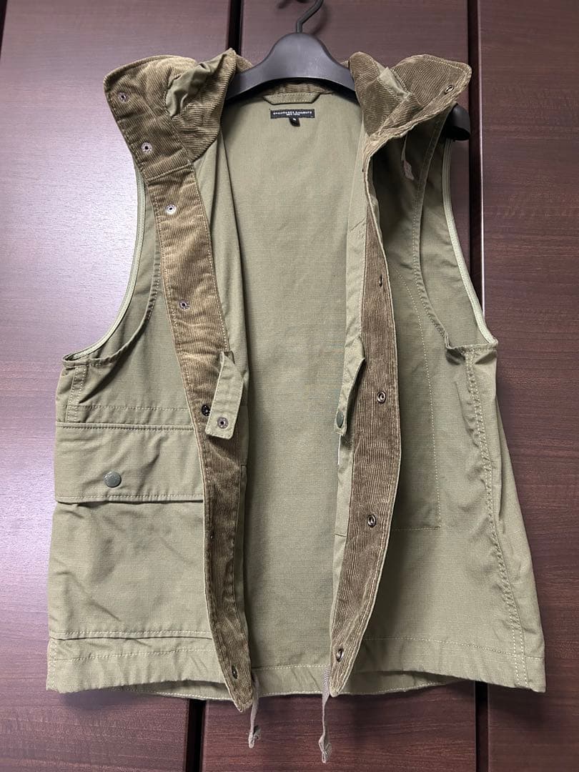 THEngineered Garmentsフード付きベスト　サイズS未使用