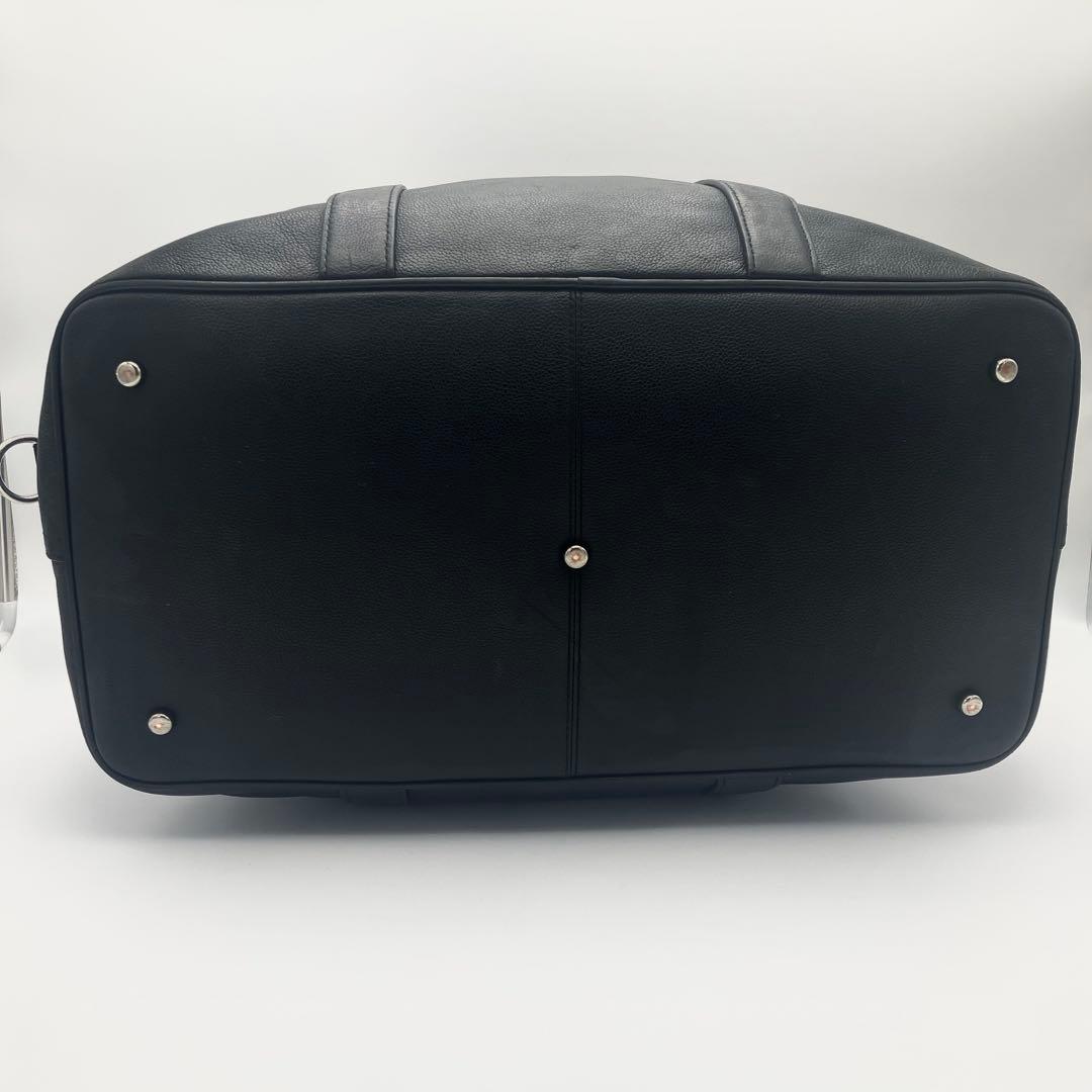 コーチ ボストンバッグ 2way レザー 大容量 旅行 トラベル ブラック