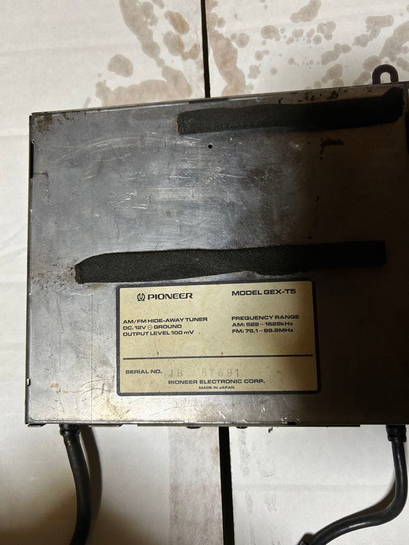 希少carrozzeria KEH-770 カーオーディオコンポーネント他セット