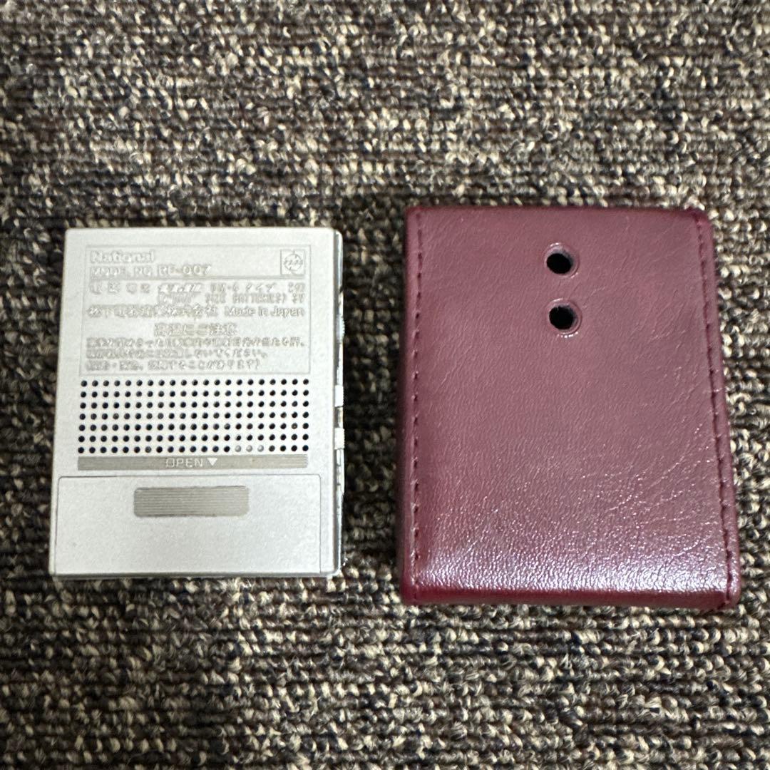 希少 ナショナル 松下電器産業 RF-007 MICRO 007 動作確認済み