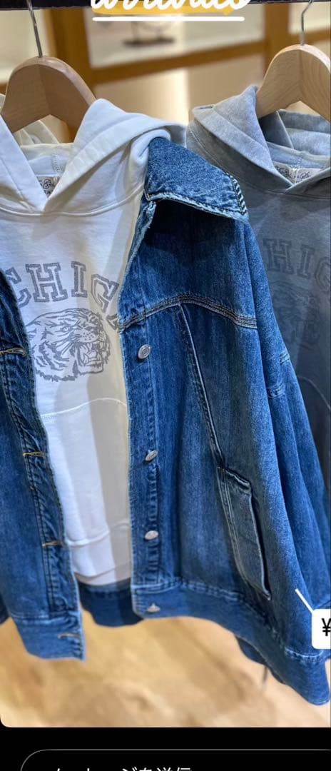 新品☆カフネ　デニムジャケット