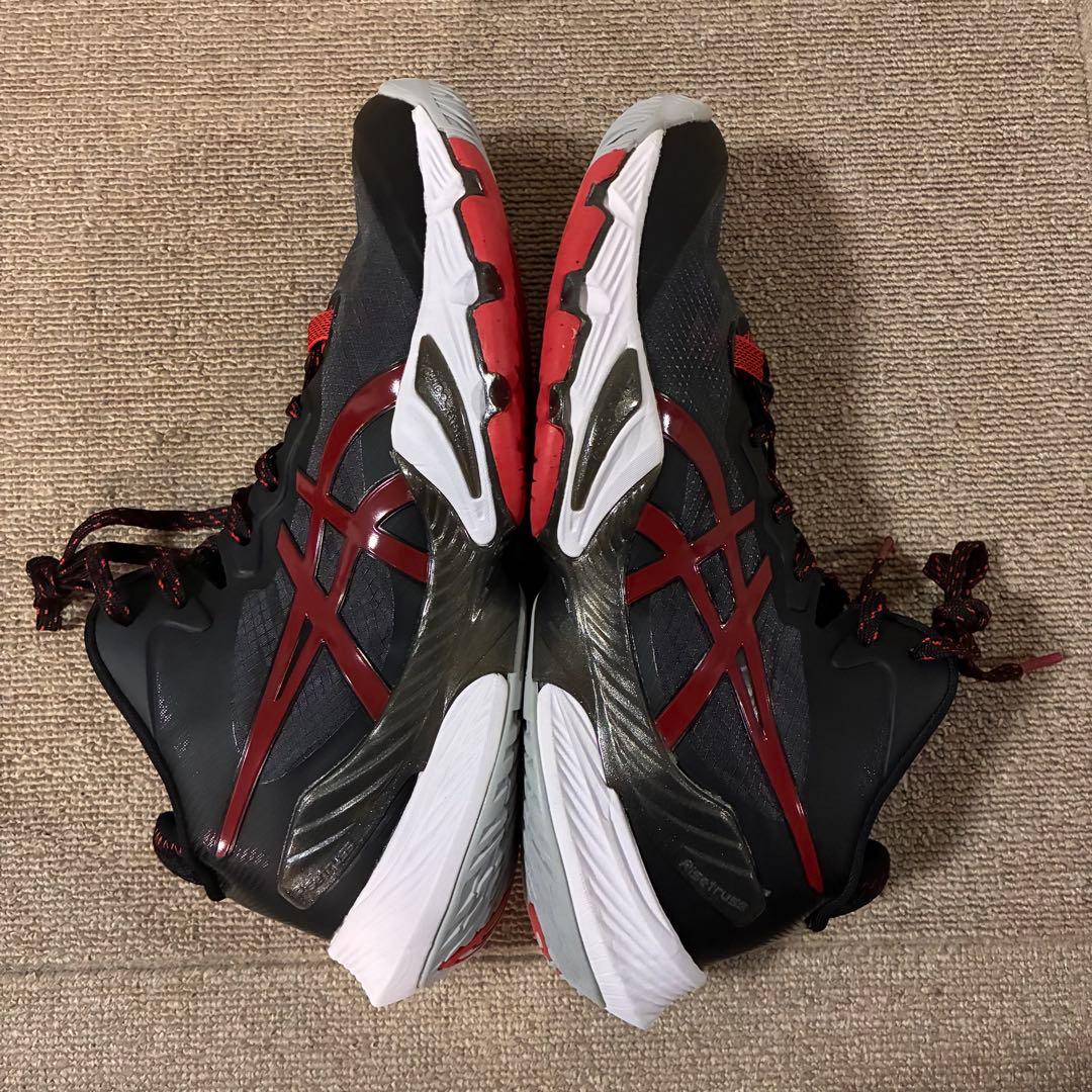 希少‼︎ バレーボール シューズ アシックス メタライズ 黒×赤26.0㎝