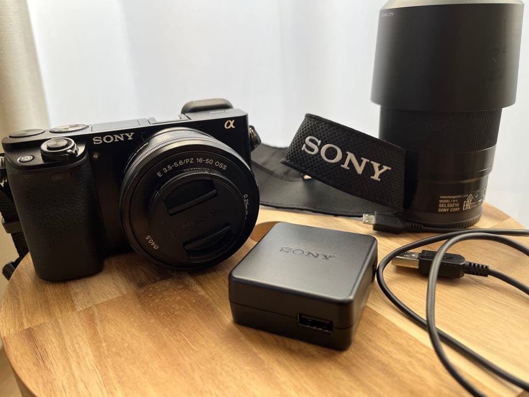 SONY α6000 レンズ2本 カメラバッグ付き