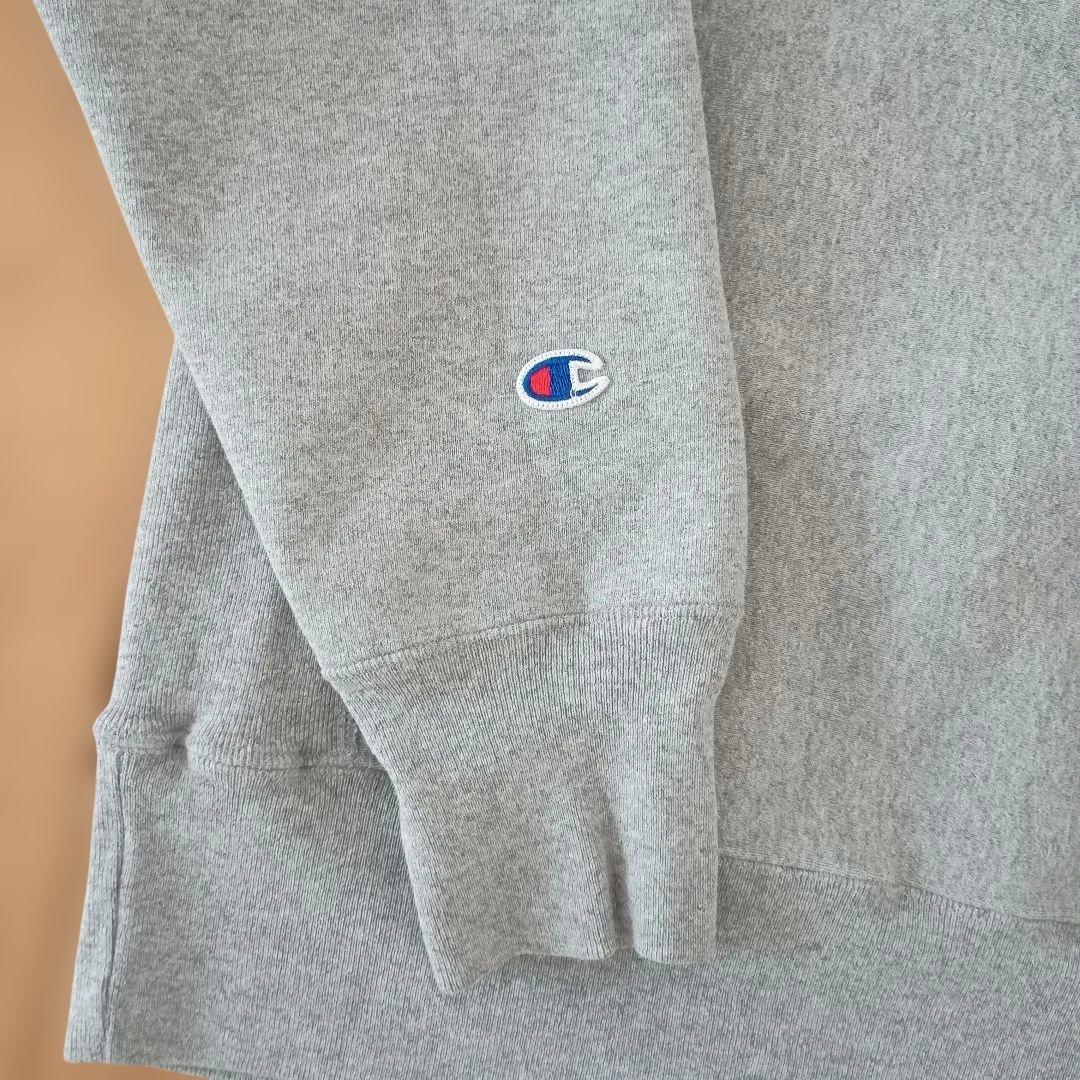 【L】チャンピオン　リバースウィーブ　赤タグ　ハーバード　harvard グレー