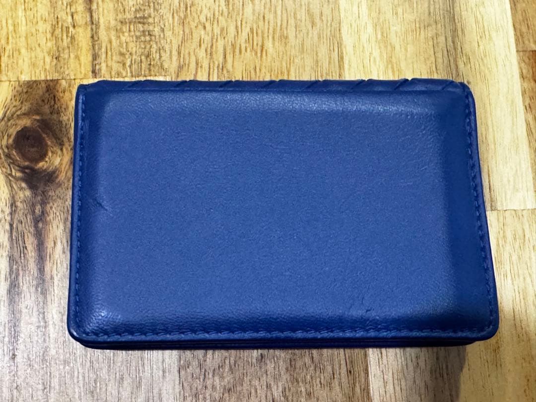Bottega Veneta ボッテガヴェネタ 名刺入れ 青