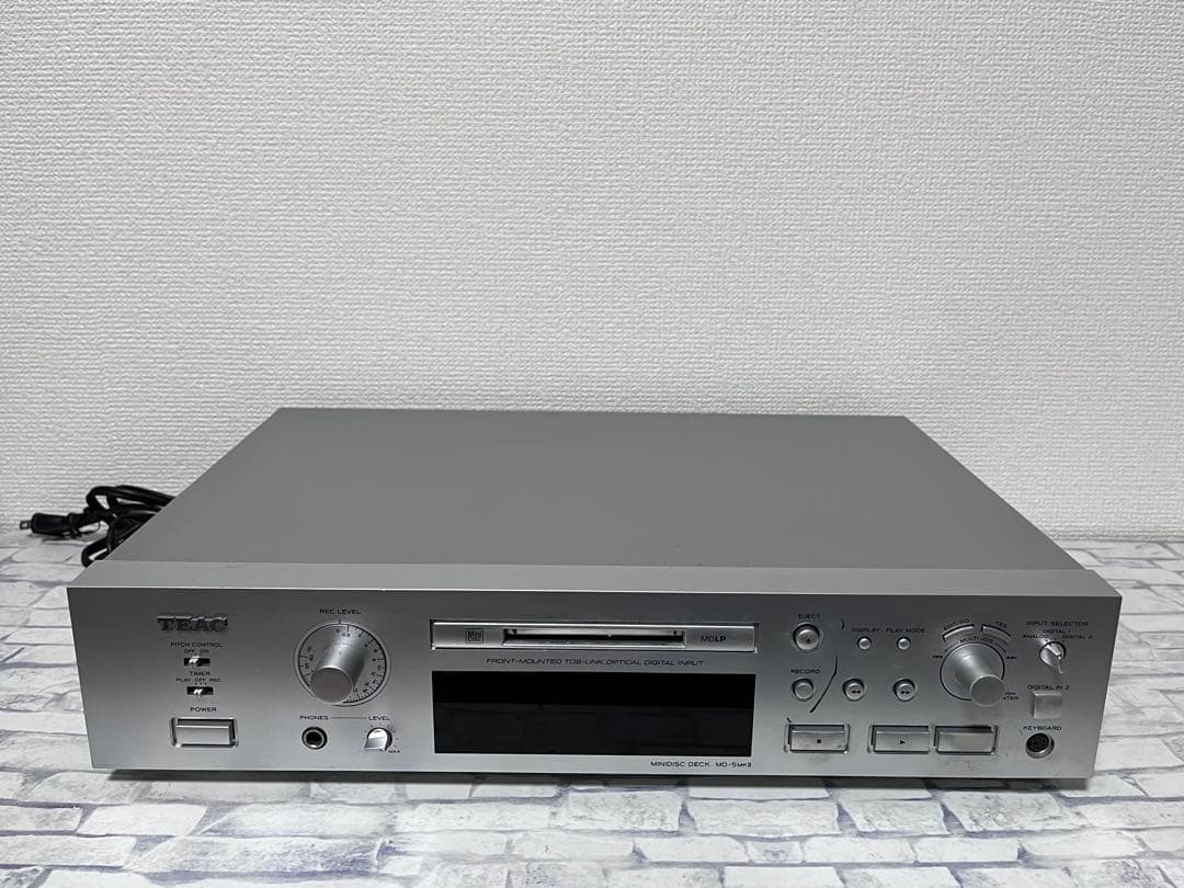 ①おまけ付き　稼働品　TEAC MDレコーダー　MD-5MKⅡ