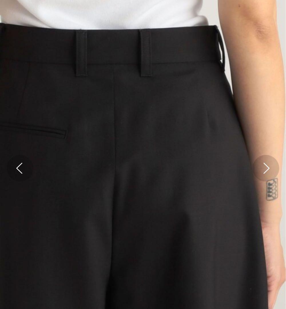 Brown EDITION ウォッシャブルトロタックハーフパンツ