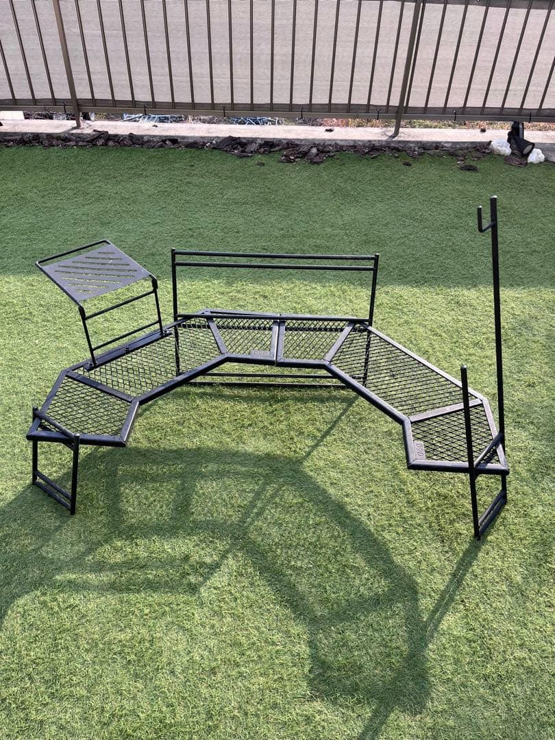 た*ぼ様 DOD テキーラテーブル180 アイアンテーブル コックピット