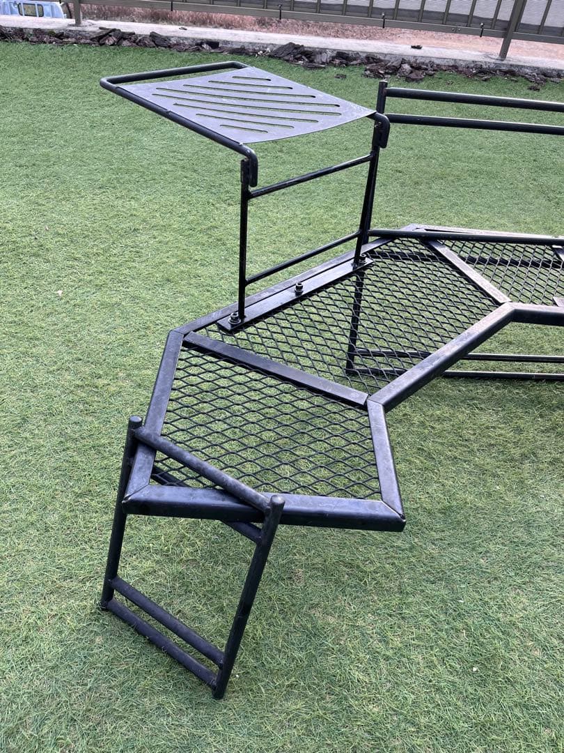 た*ぼ様 DOD テキーラテーブル180 アイアンテーブル コックピット