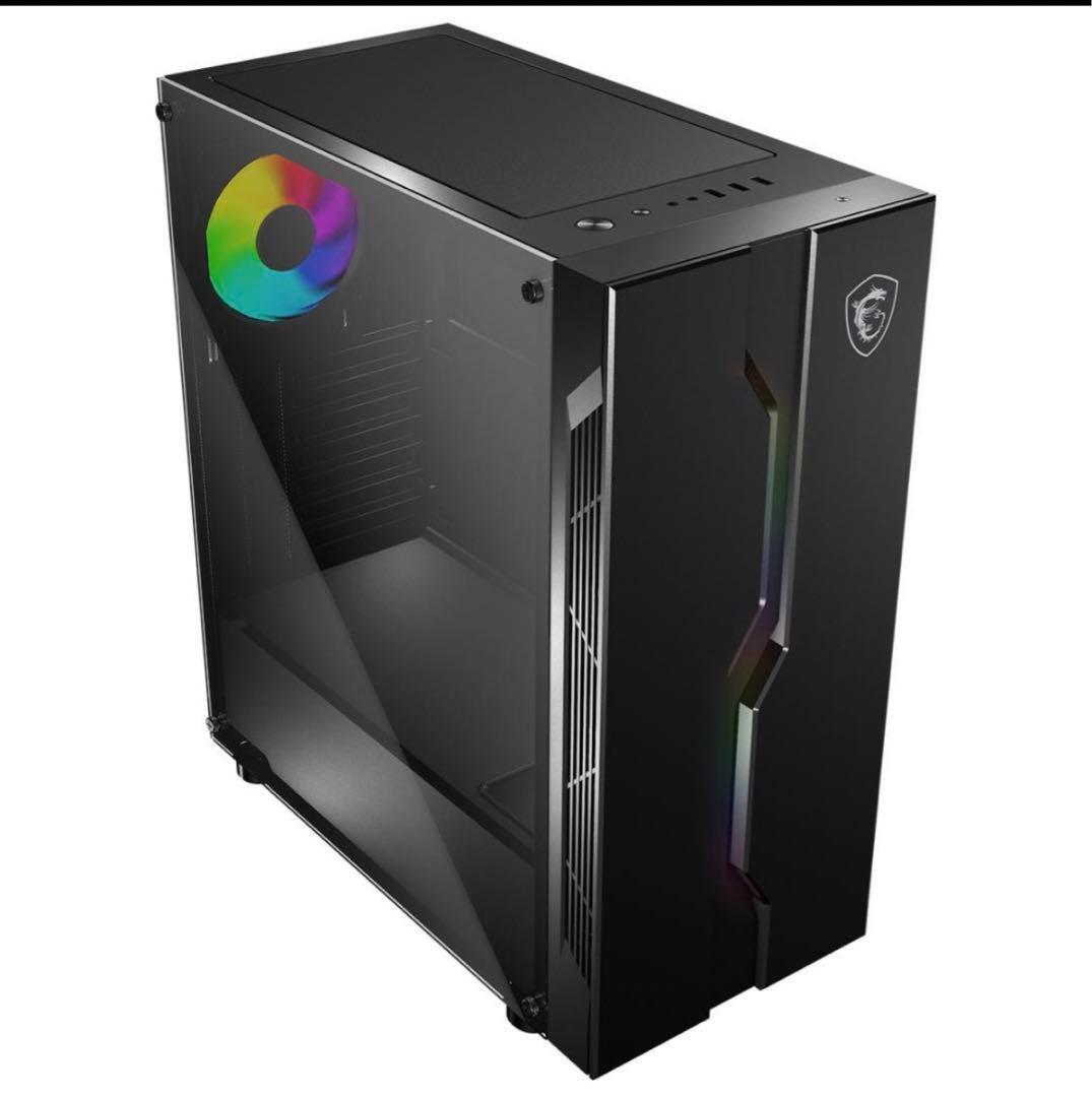 MSI 赤龍MAG VAMPIRIC 010X ミドルタワー 強化ガラスケース