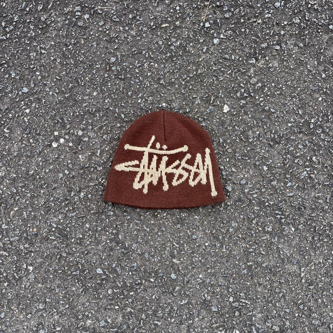 帽子 old stussy skullcap brushed out stock