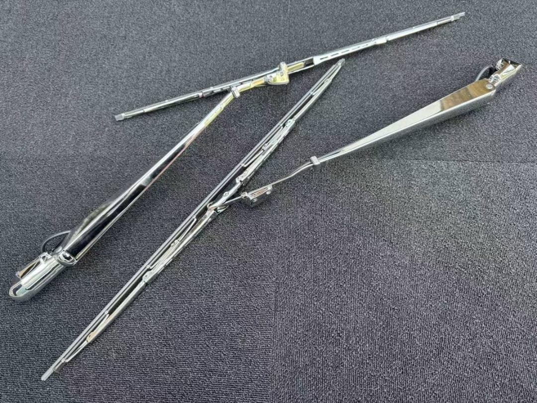 フルコンファイター メッキ ワイパーアーム ブレード標準三菱H4.8-H11.3