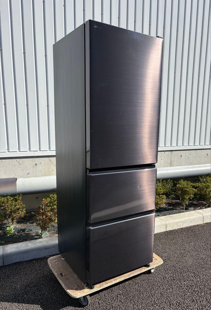 【255】 日立 自動製氷機付冷蔵庫 右開き375L 2020年製