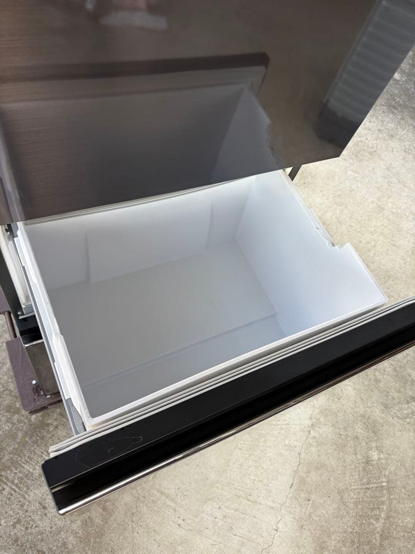 【255】 日立 自動製氷機付冷蔵庫 右開き375L 2020年製