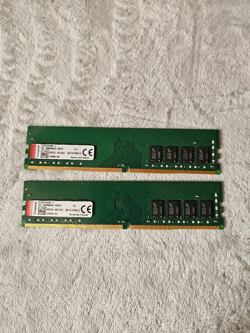Kingston DDR4 2666 8GB ×2 計 16GB メモリー