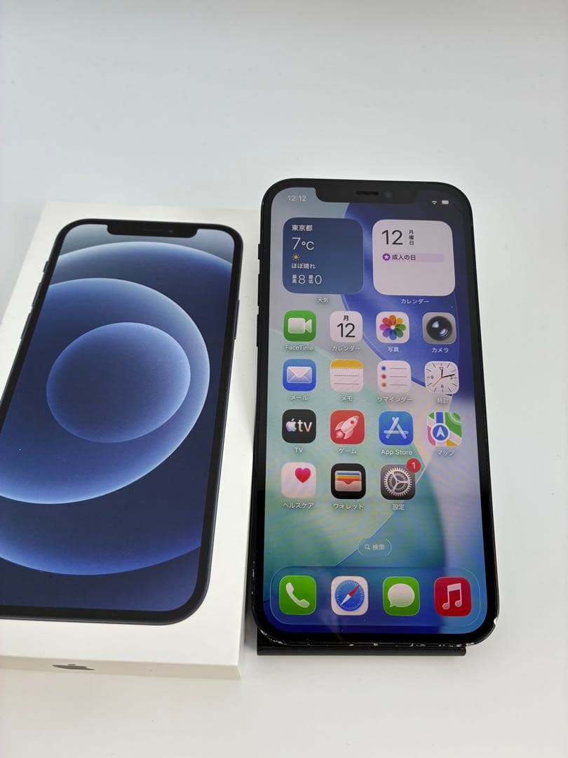 Apple iPhone 12 本体 ブラック　64GB