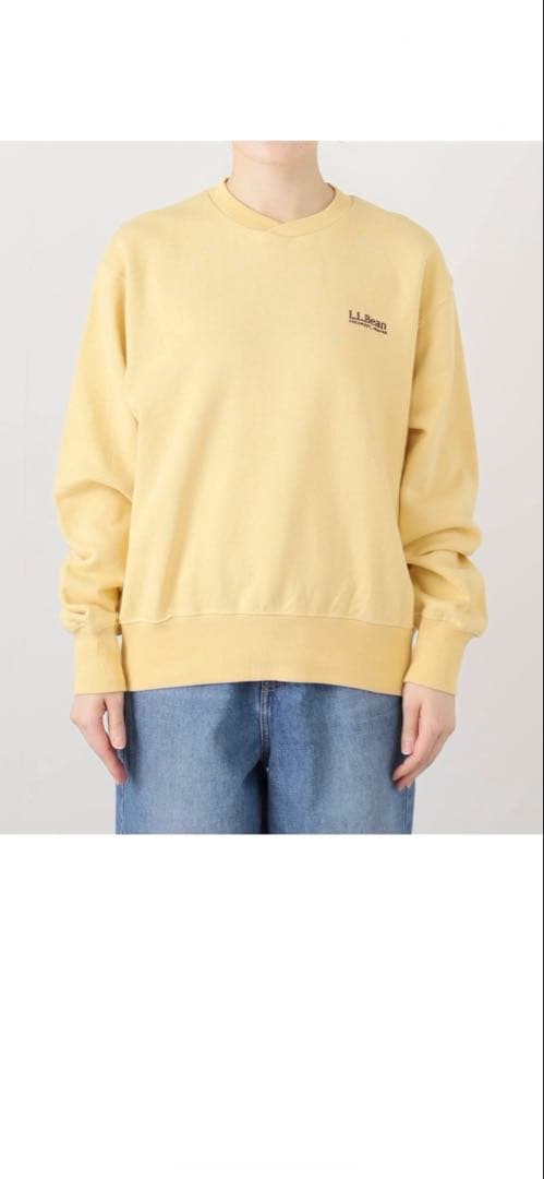 L.L.BEAN イエロー スウェット