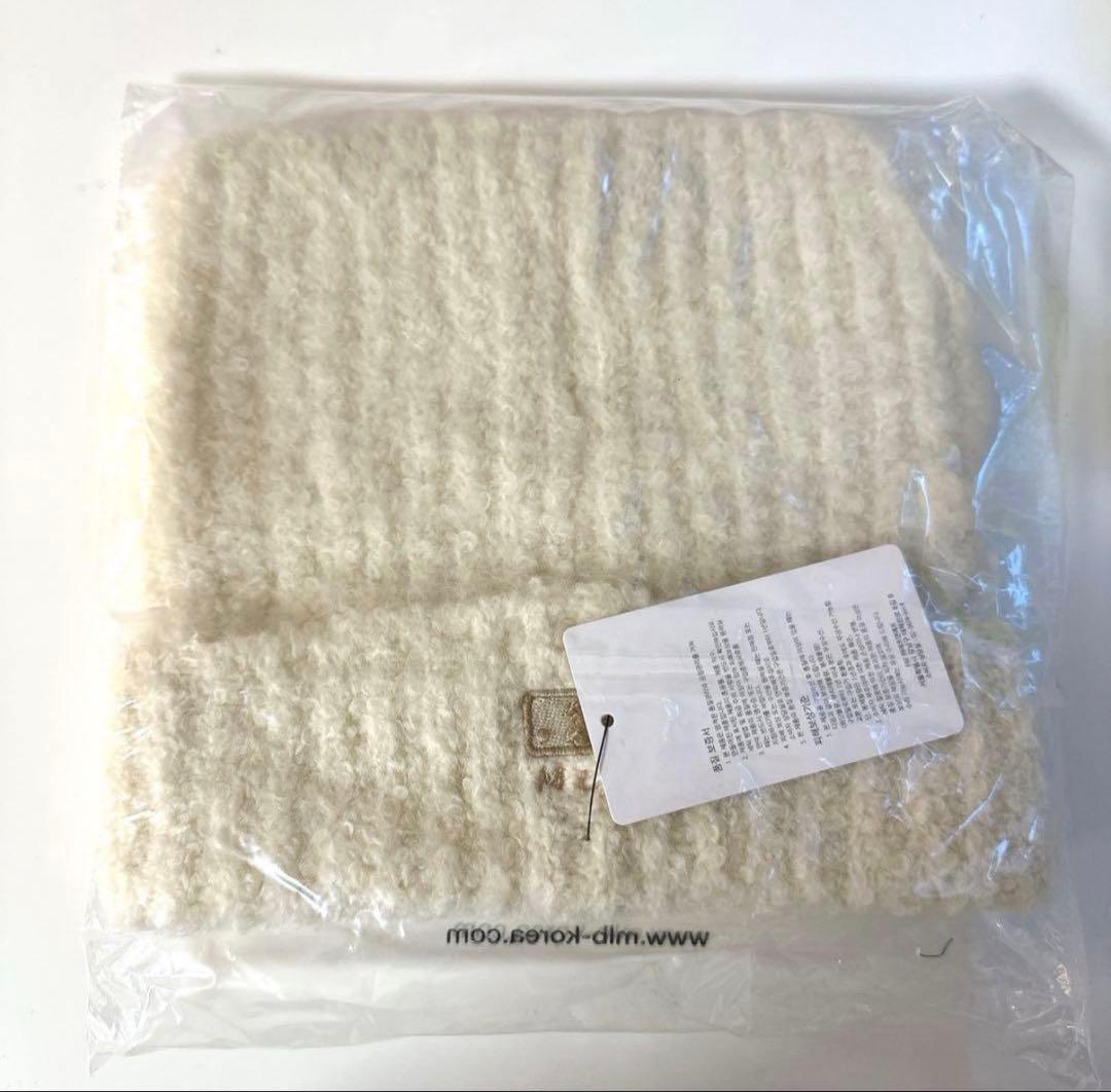 1点のみ☆カリナpick☆完売品☆MLB 猫耳 ミャオン ビーニー 白 TWS