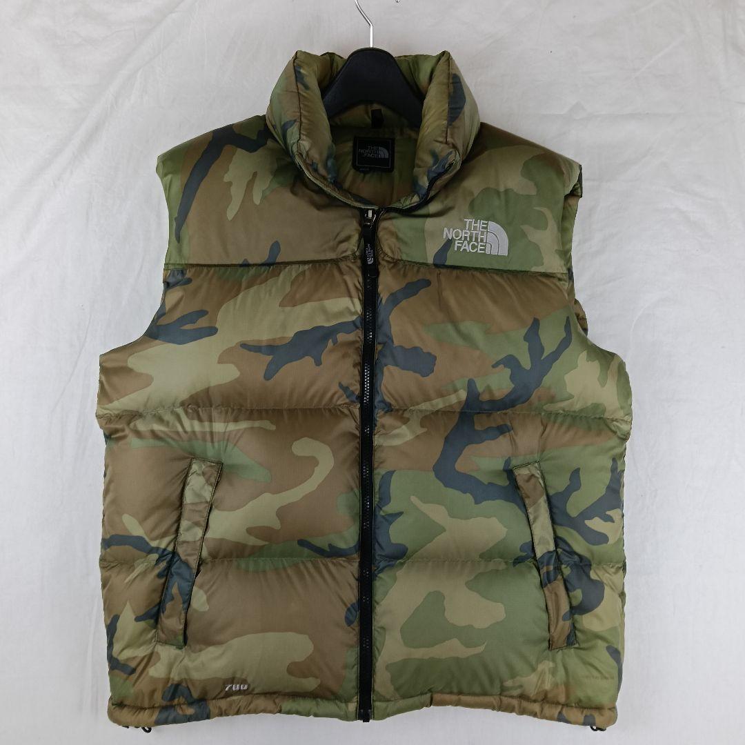 JADEX様✨【美品　希少L】ザノースフェイス　ヌプシダウンベスト　センターロゴ