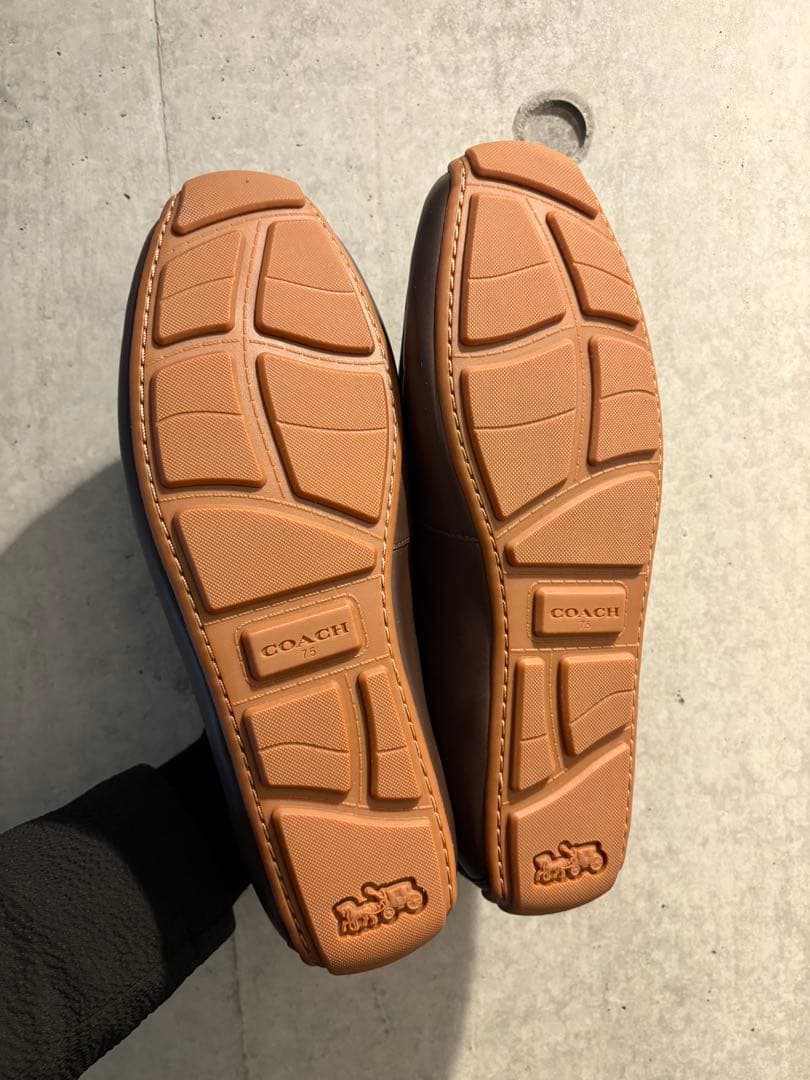 COACH ブラウン ローファー