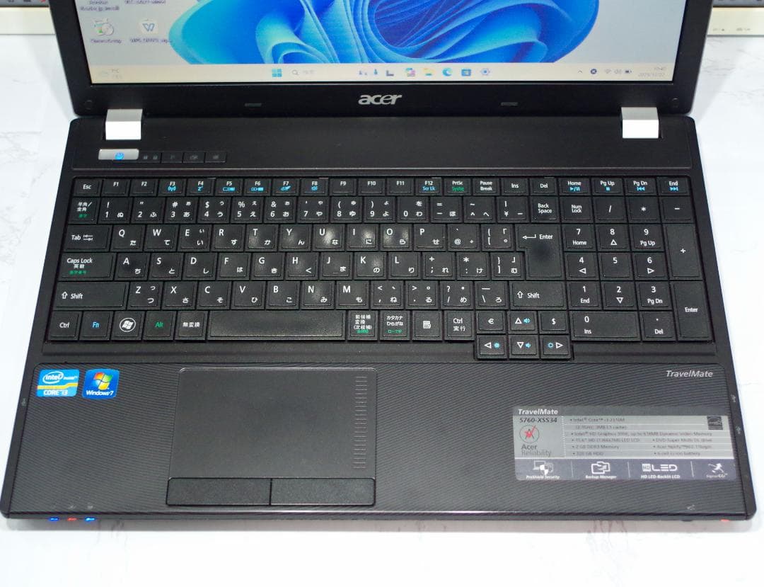 ◆②Acer TravelMate Win11　メモリ8G★Office2021