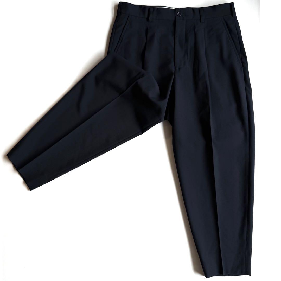 《美品》 コムデギャルソン オムドゥ スラックス パンツ ダークネイビー S