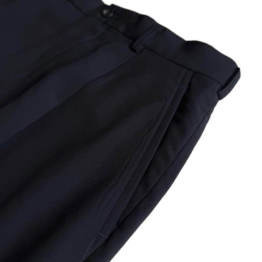 《美品》 コムデギャルソン オムドゥ スラックス パンツ ダークネイビー S