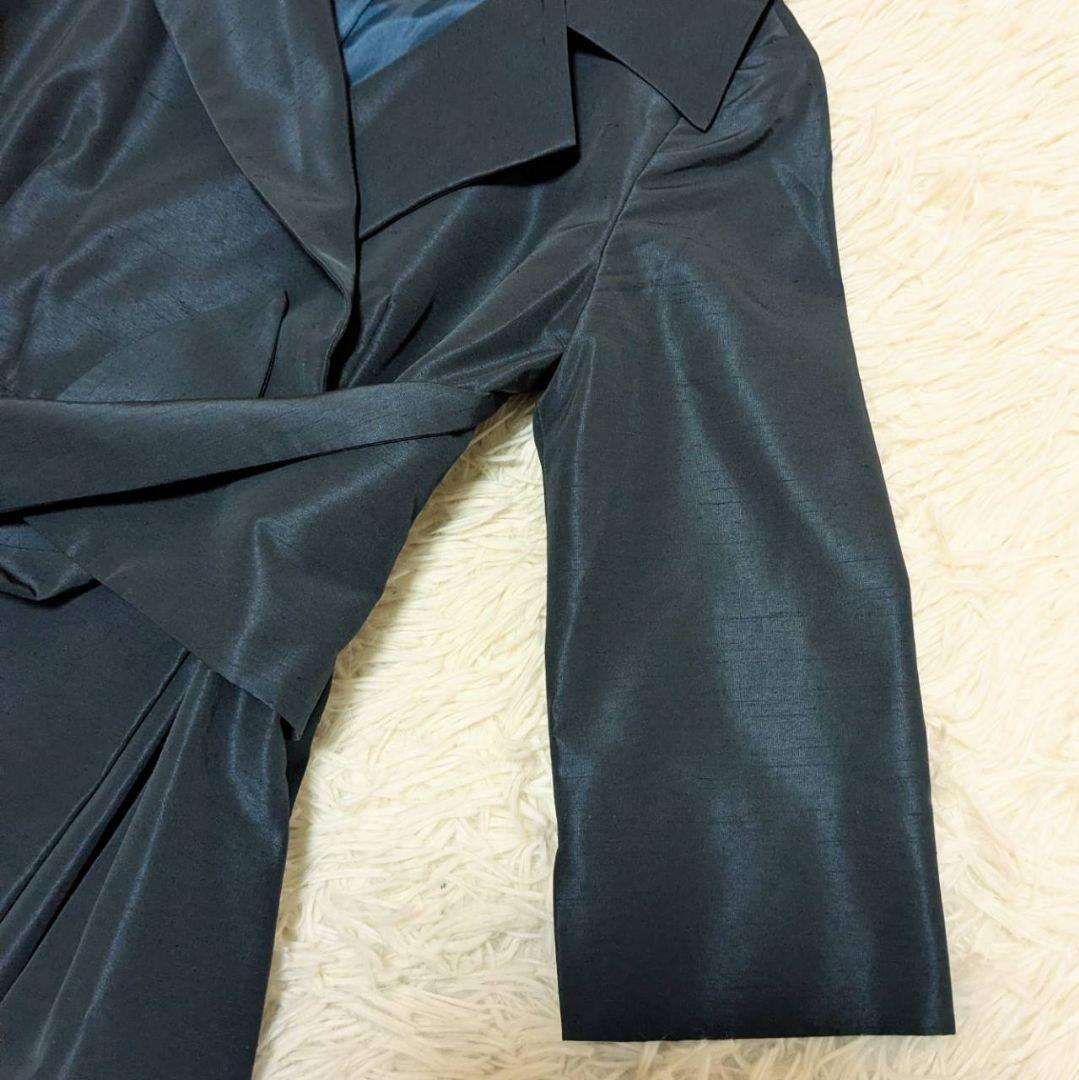 ✨美品✨ シビラ マキシ丈 ワンピース リボンベルト 深緑 M