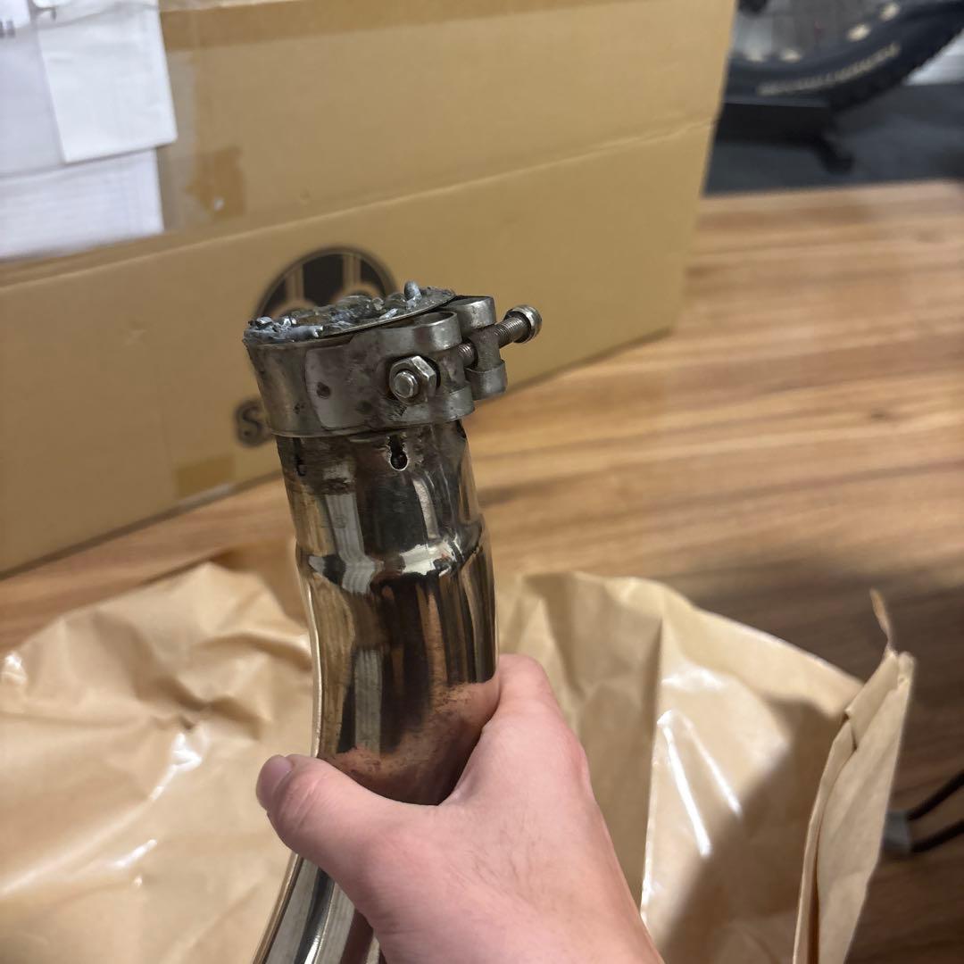 再購入者。 sv650 マフラー delkevic製