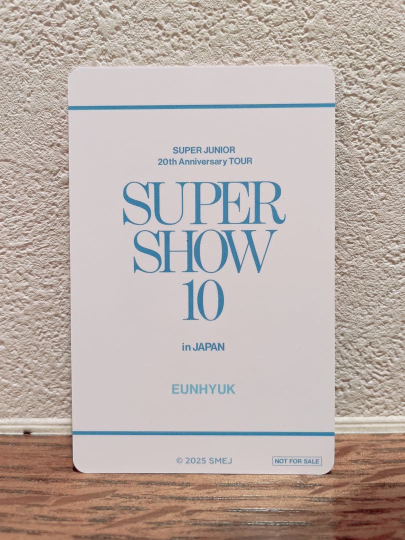 【美品】SJ SS10 日本限定 会場購入特典トレカ(ウニョク)