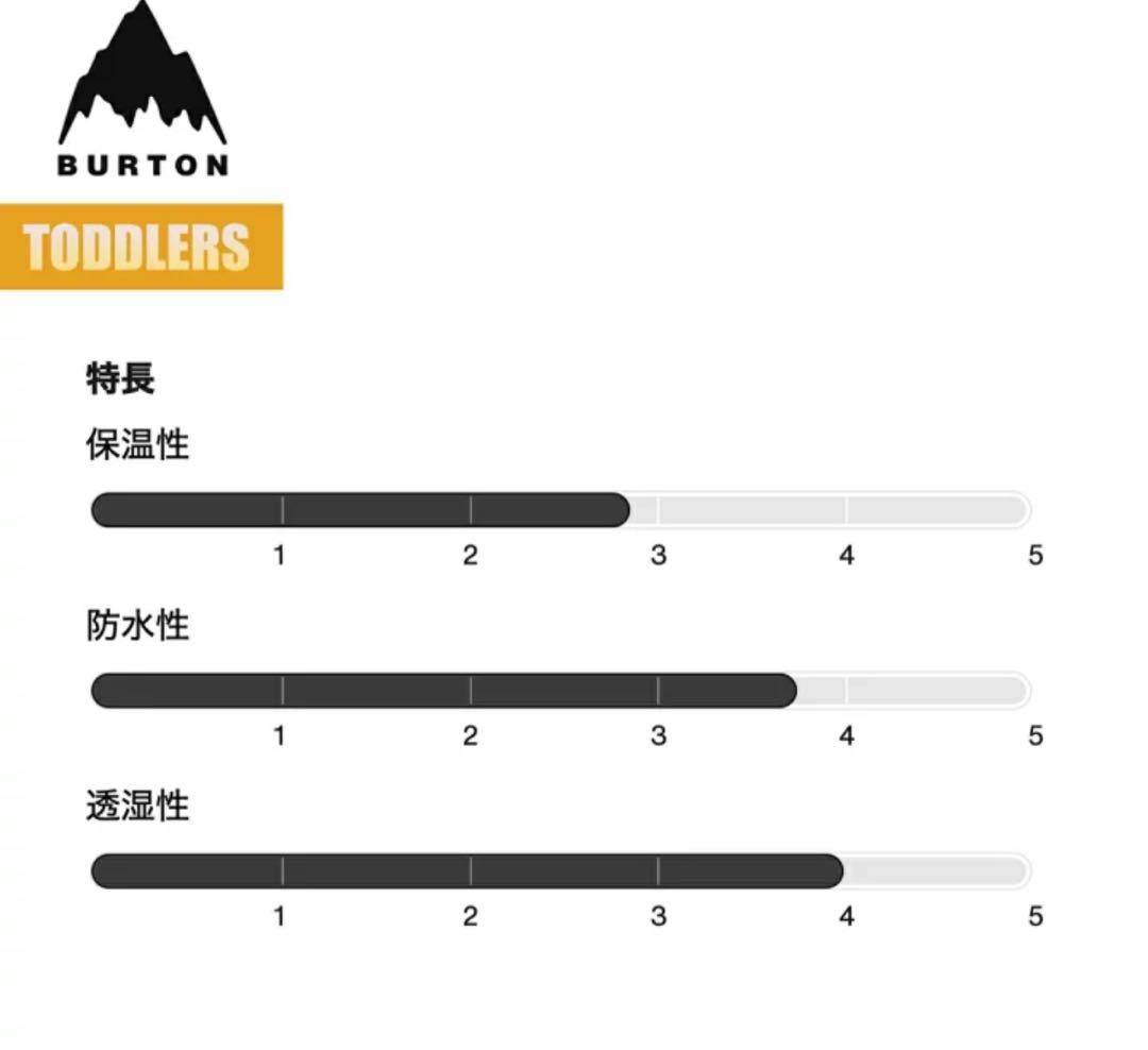 【専用】BURTON 子供用スノーボードウェア XS120 バタフライ柄