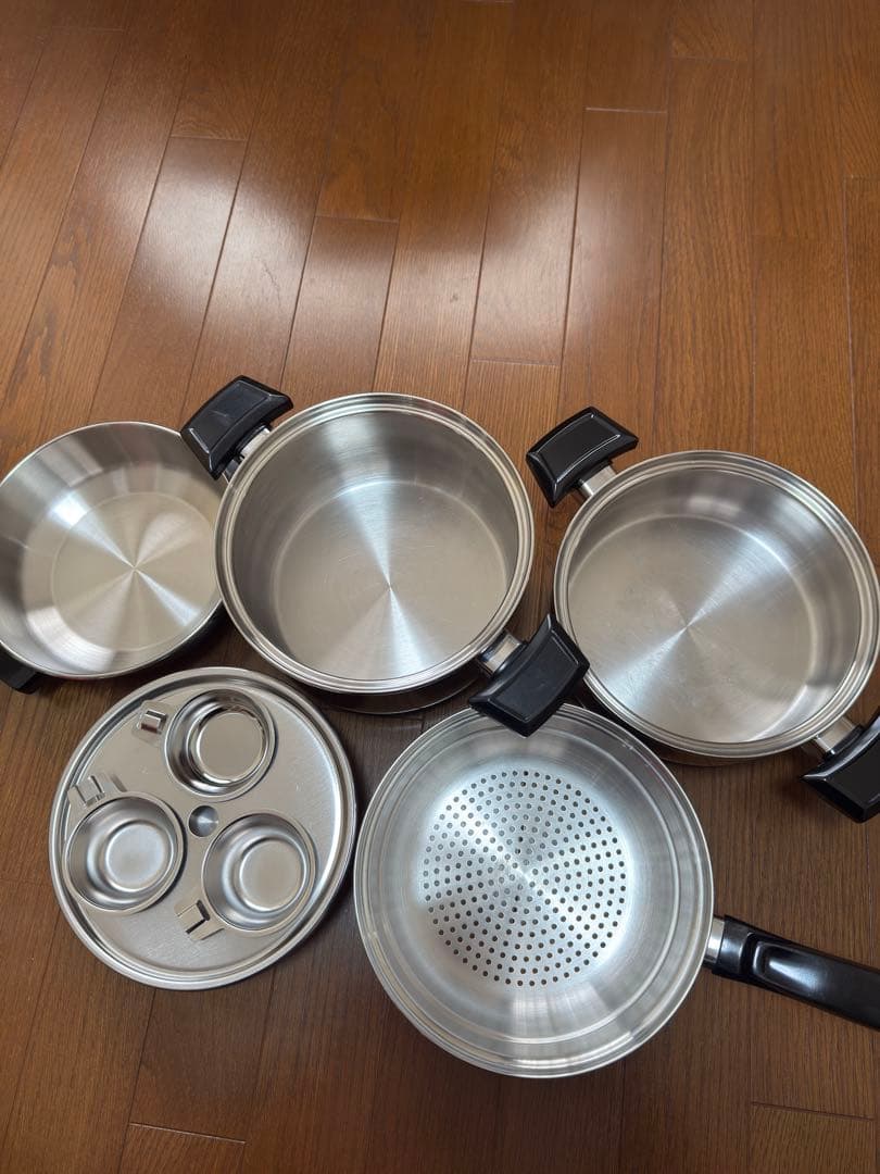 ロイヤルクイーン IH対応鍋、蒸し器