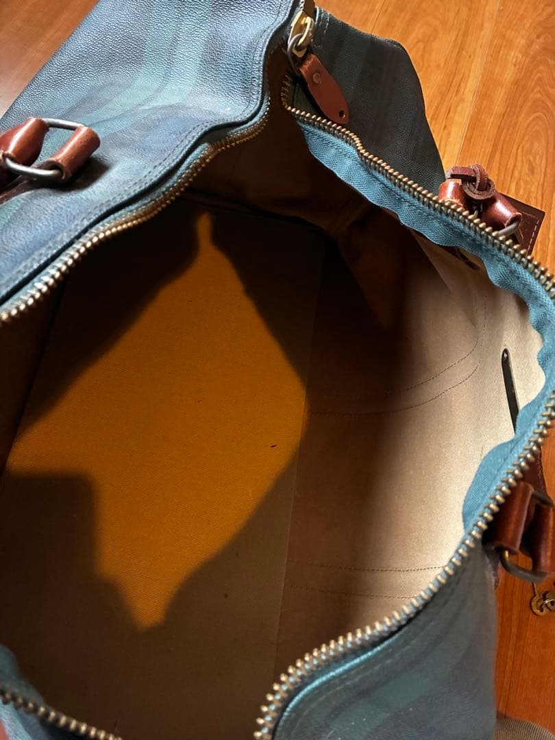 POLO RALPH LAUREN/PVC×レザー/ ボストンバック