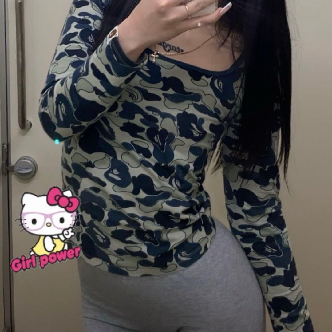 A Bathing Ape カモ柄 トップス y2k