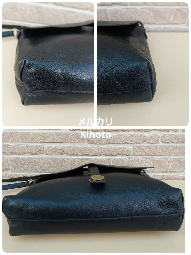 イルビゾンテ ILBISONTE ショルダー 黒 スクエア