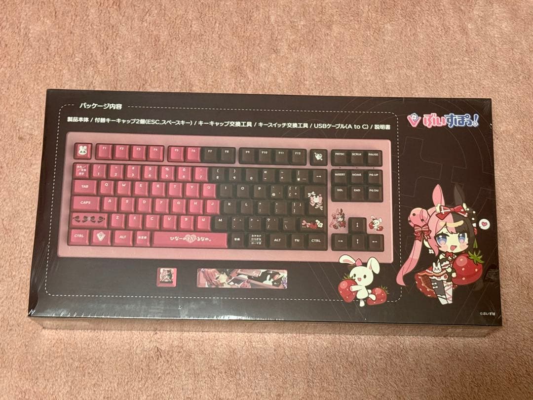ぶいすぽ VSPO! GEAR ゲーミングキーボード 橘ひなの EDITION