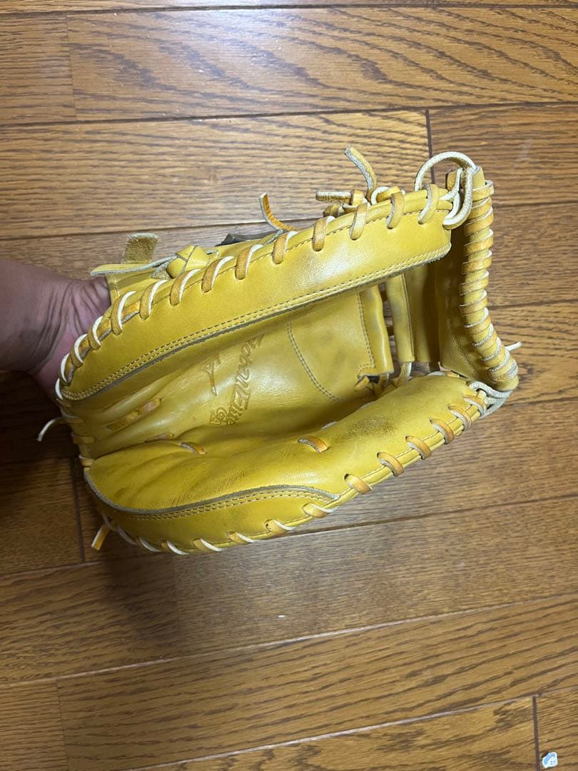 Mizuno グローバルエリートGA 軟式グローブ イエロー